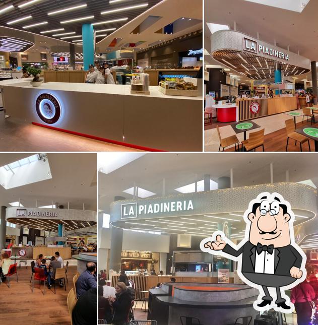 Gli interni di La Piadineria