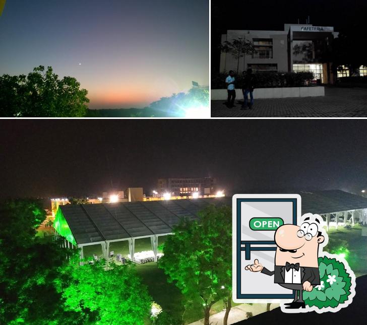 Check out how PDEU Cafeteria looks outside