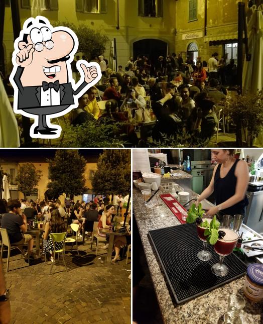 Gli interni di Bar della Pesa
