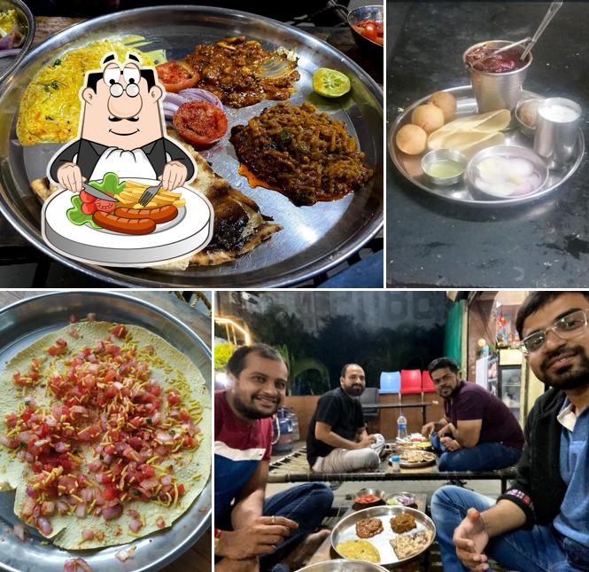 Food at Haryana Rajasthani dhaba