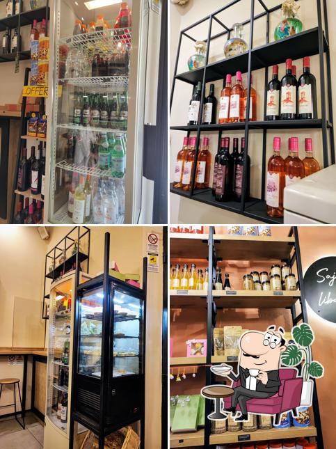 Gli interni di Lo Saj Libanese