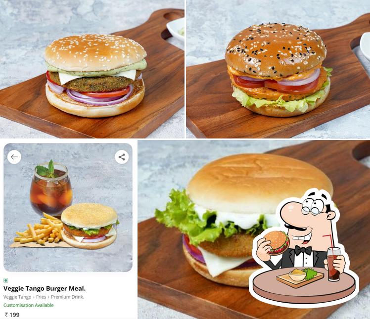 Order a burger at Lord Petrick Coffee and Burger - Pratap Nagar, Jaipur