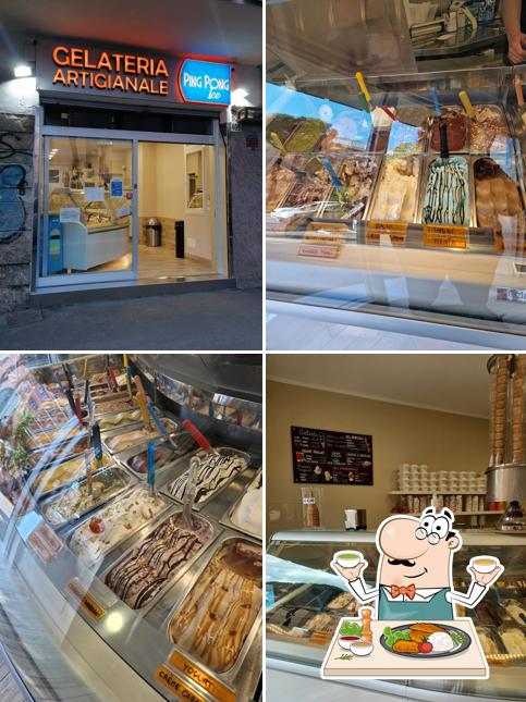 Cibo al Gelateria Ping Pong Prenestina Roma