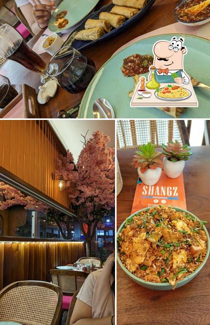 Among various things one can find food and interior at SHANGZ Sector 44 Chandigarh