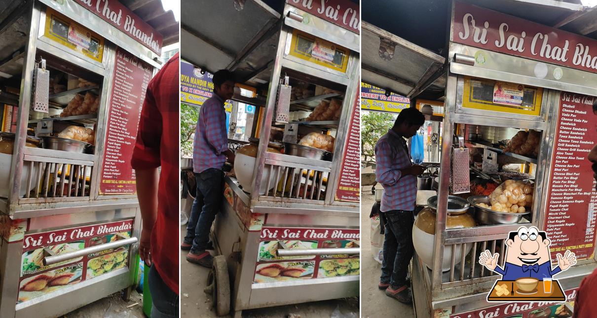 Food at Sri sai chat bandar