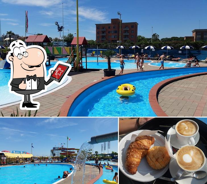 Guarda la immagine che raffigura la esterno e cibo di Stabilimento Balneare Stella Maris