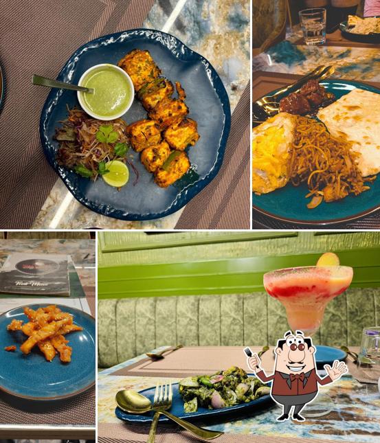 Food at Tiamo Restro cafe