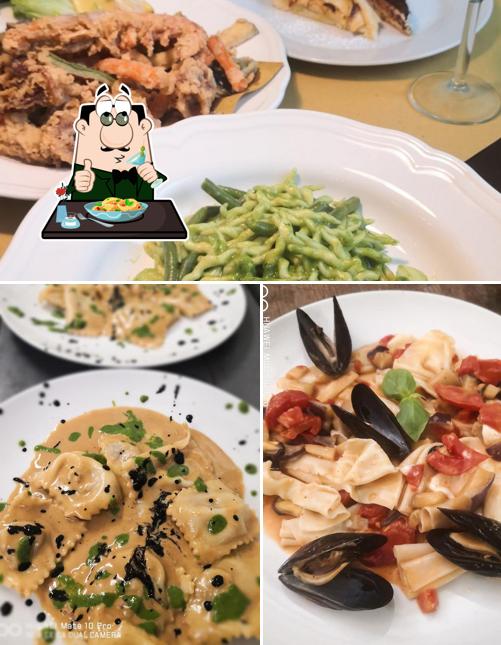 Cibo al Trattoria Vegia Terralba
