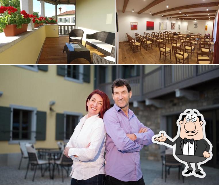 Dai un'occhiata agli interni di Hiša Krasna