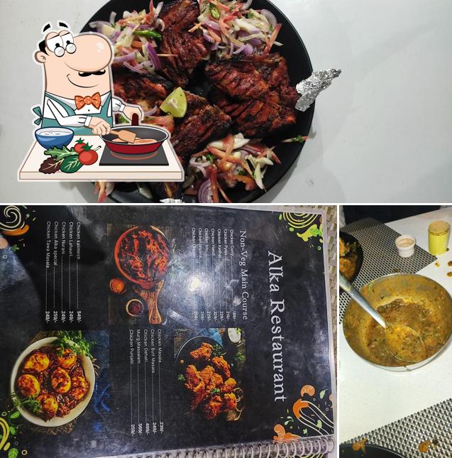 Chicken curry at Alka restaurant