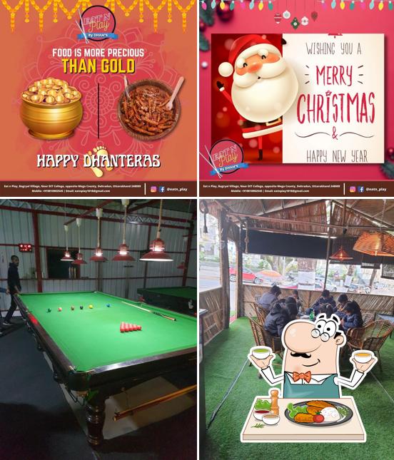The image of EAT N PLAY SNOOKER & POOL PS5+PS4 PLAY ZONE’s food and interior