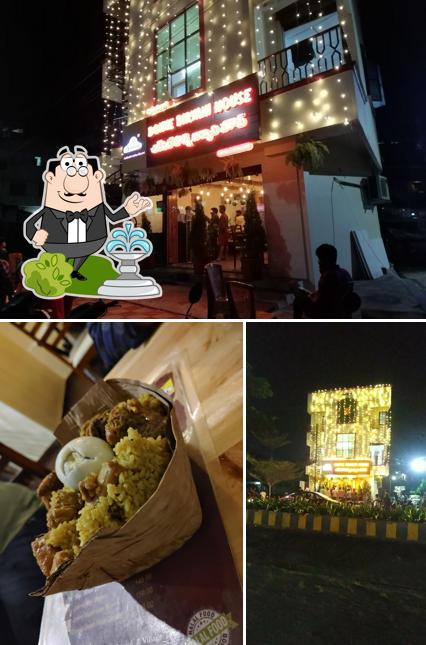 Take a look at the image depicting exterior and dessert at Chickpet Donne Biryani House