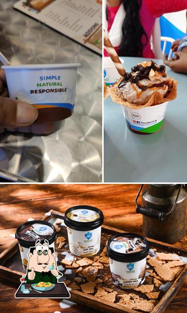 Check out the image showing food and beverage at Iceberg Organic Icecreams