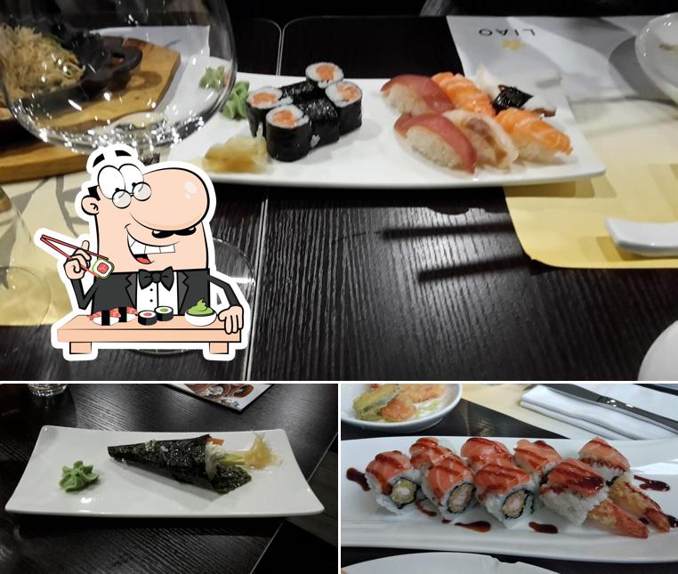 Ordina le varie opzioni di sushi