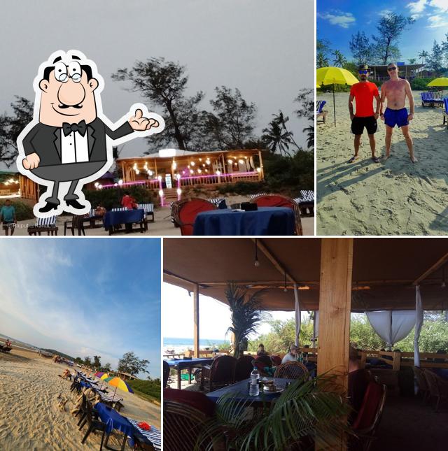 The interior of Nirvana Beach Cafe