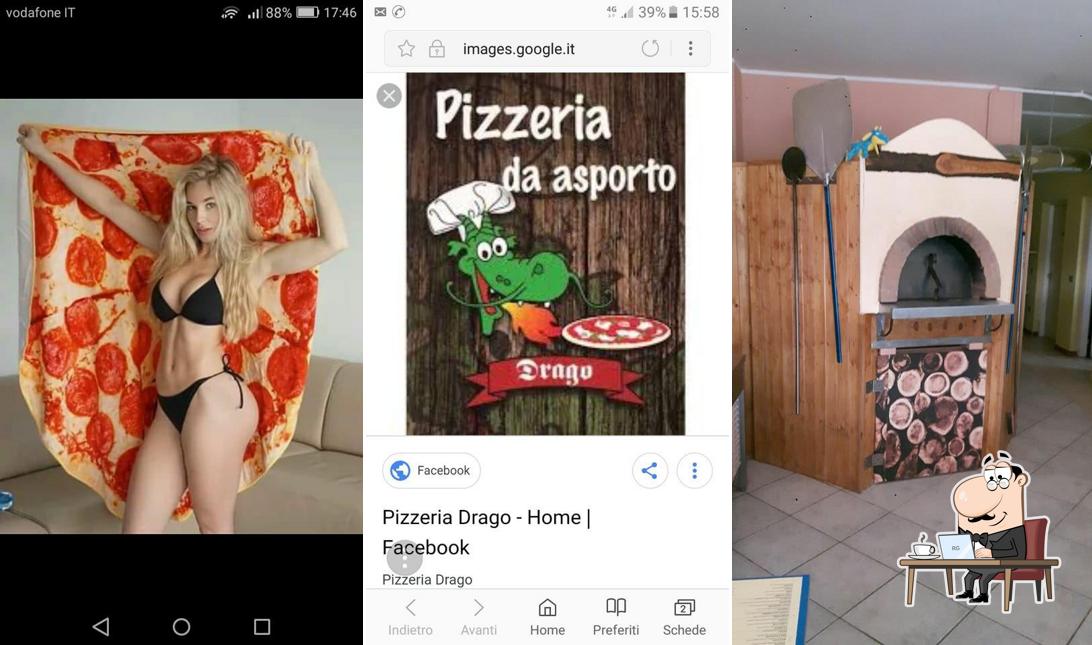Gli interni di Pizzeria Drago Tarantasio