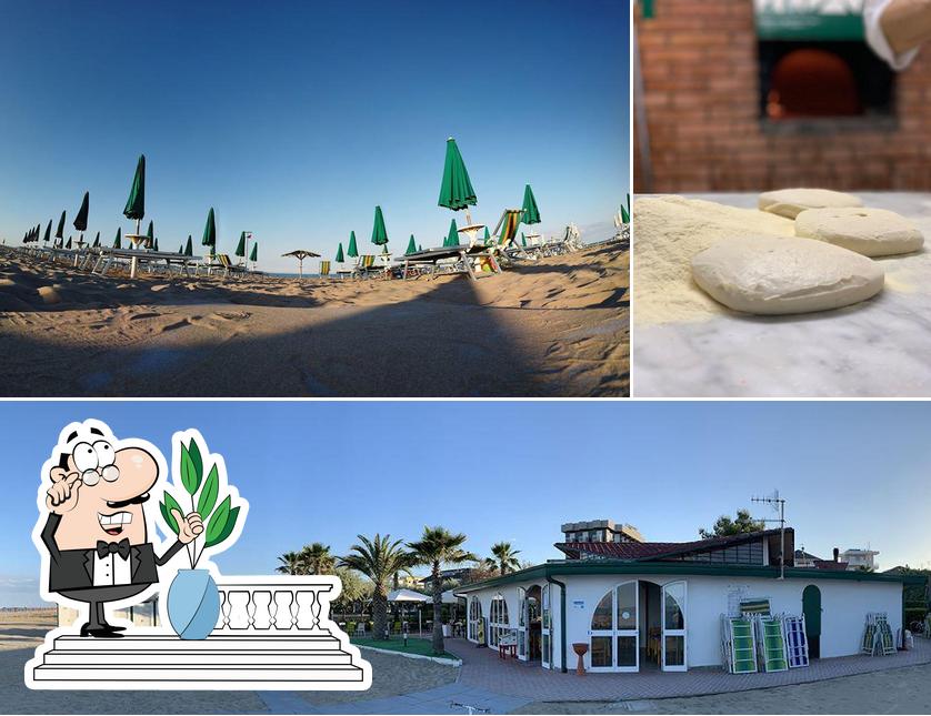Dai un’occhiata alla immagine che mostra la esterno e cibo di Lido Marechiaro