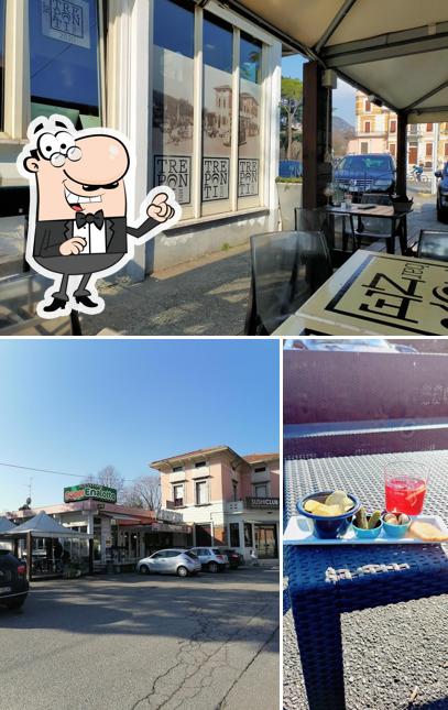 Dai un’occhiata alla foto che mostra la esterno e cibo di Bar Tabaccheria Treponti