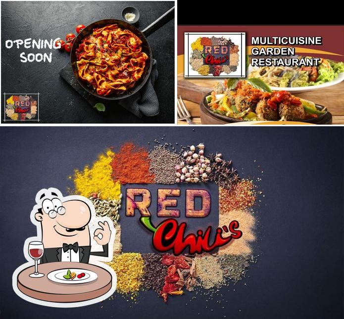 Meals at Hot chilli restaurant