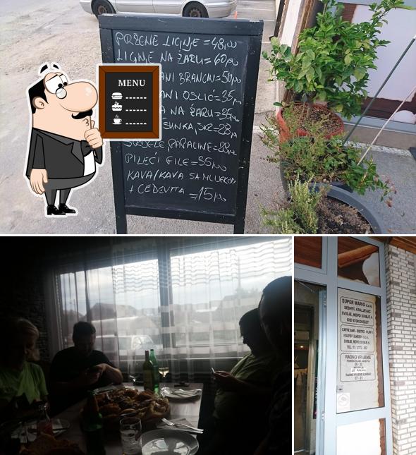 Leggi le specialità del giorno sulla lavagna