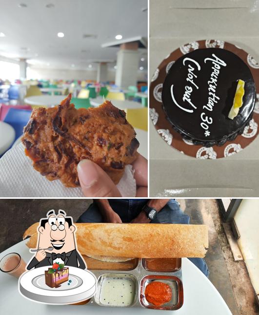 Chocolate cake at Cyberpark Cafeteria
