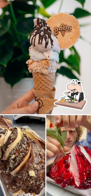 Cibo al Gelateria Goodo di gusto