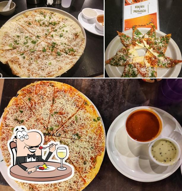 Food at HEER South and Punjabi Corner