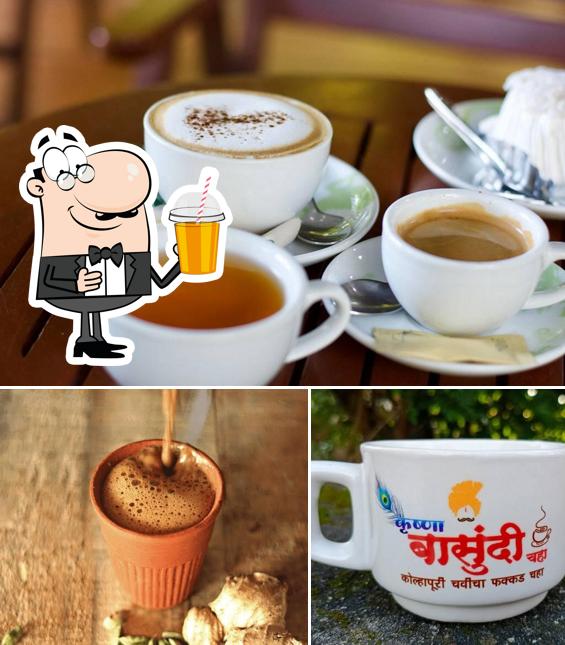 Enjoy a drink at Krushna Basundi Chaha