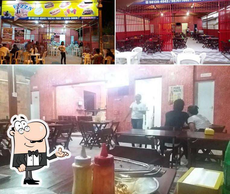 O interior do Pizza Bar Filipinho