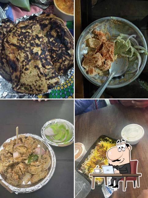 Check out the picture depicting interior and food at SINGH JI MALAI CHAAP WALE