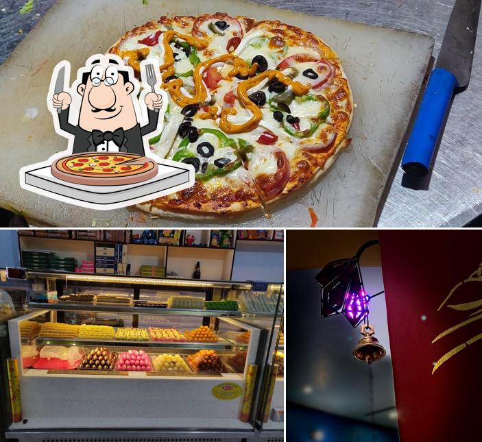 Try out pizza at Sharma Sweet Shop