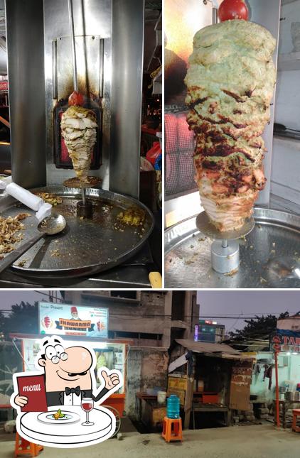This is the picture displaying food and exterior at Shawarma Sultan