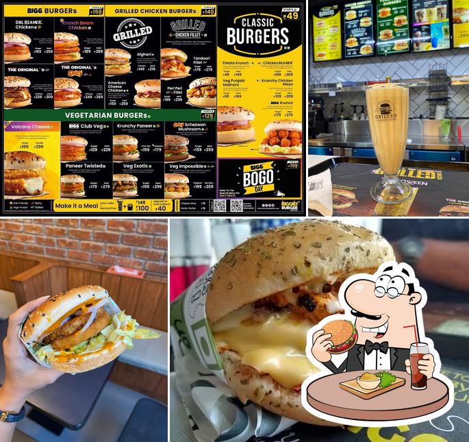 Treat yourself to a burger at BIGGUYS Wings & More: Frazer Town