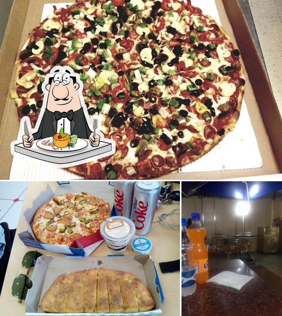 The image of food and beverage at Domino's Pizza