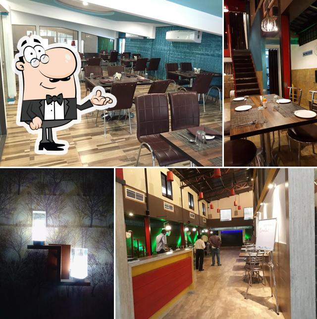 The interior of Hotel Meher