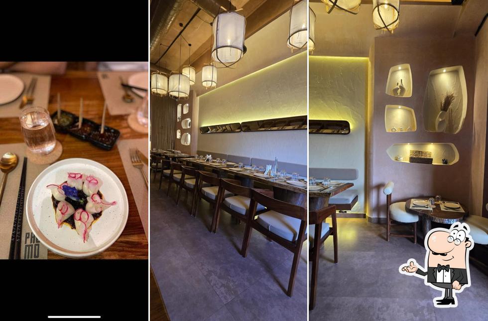 Take a seat at one of the tables at PhoMo