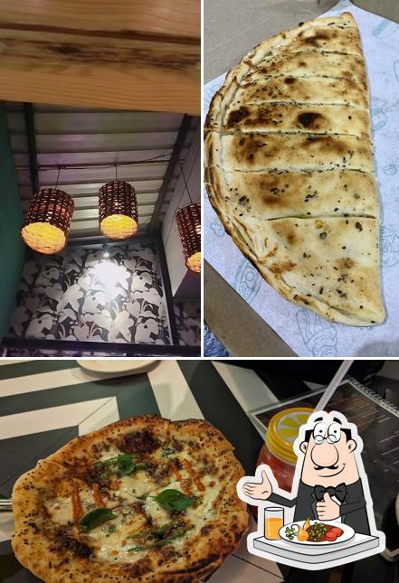 Meals at Monk pizzeria