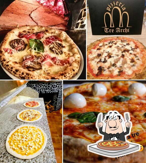 Ordina una pizza a Pizzeria Tre Archi