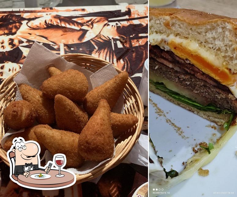 Comida em Baggu's Bar & Chopperia