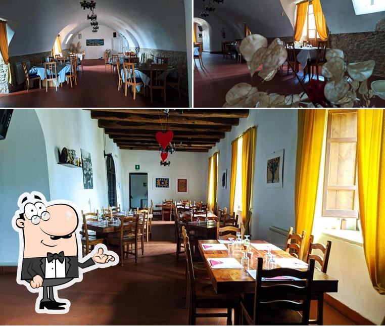 Gli interni di Castello Torrita restaurant Hotel