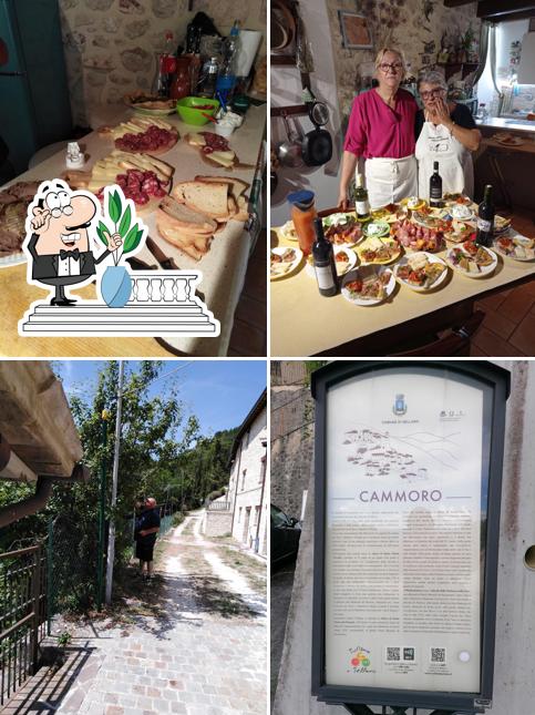 La immagine di esterno e cibo da Da Adelmo e Rina