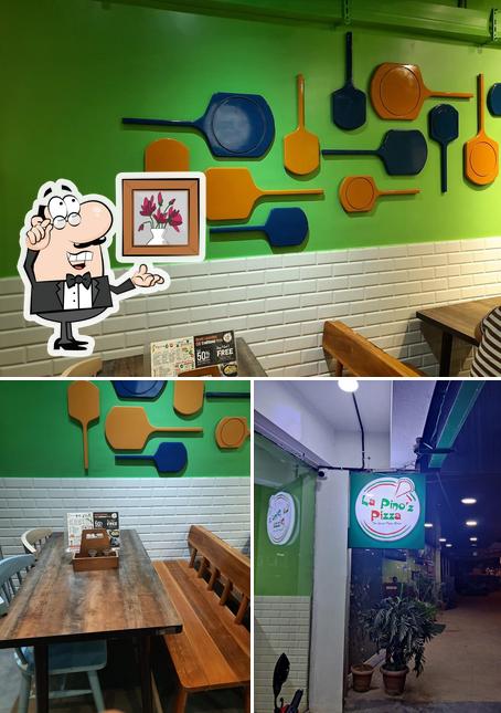 The interior of La pino'z pizza (Kadubeesanahalli)