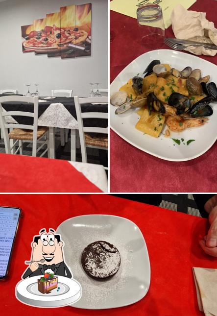 Torta al cioccolato al Osteria del Piazzone