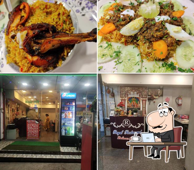 The picture of Royal Restaurant’s interior and food