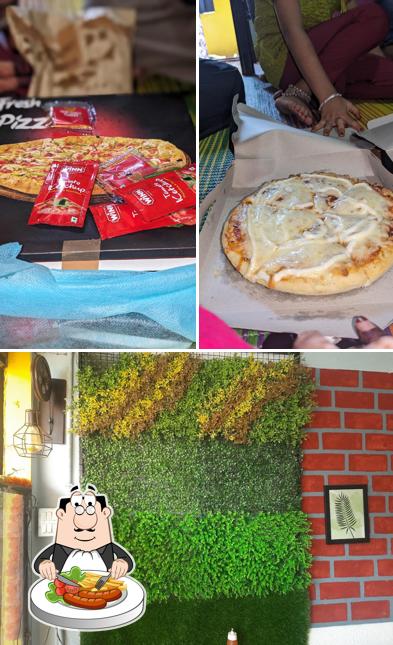 Check out the photo depicting food and beverage at The pizza land