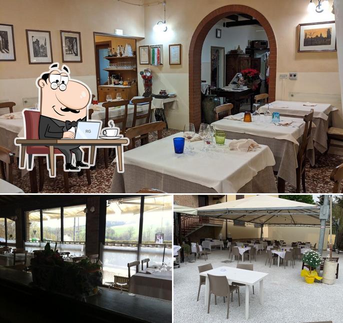 Gli interni di Trattoria Squeri