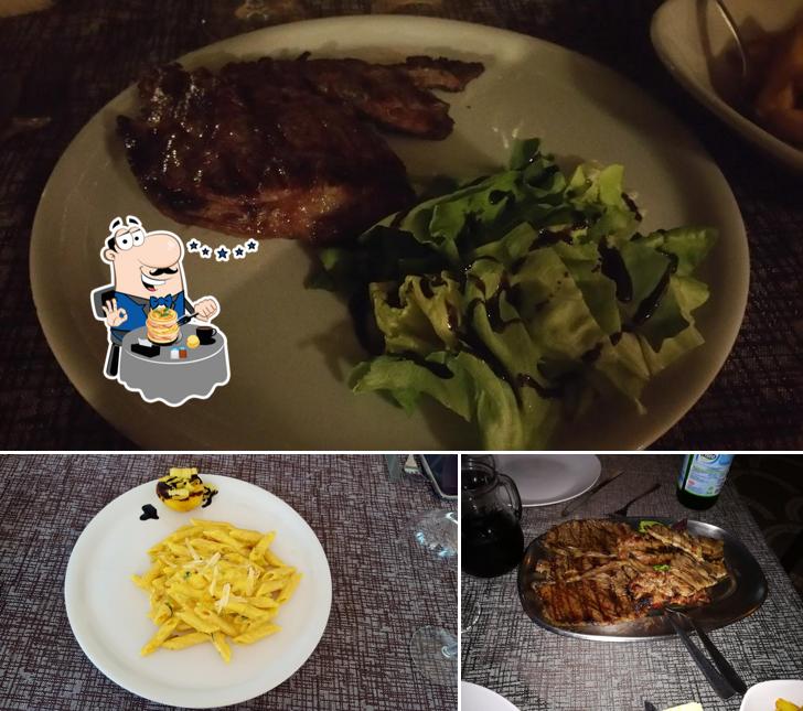 La cibo e birra del ristorante