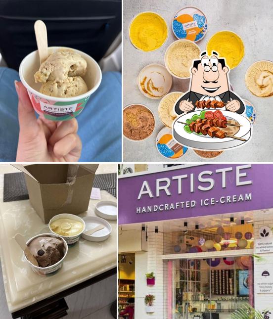Meals at Artiste - Handcrafted Ice Cream