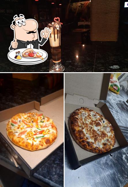 At The boston pizza, you can taste pizza
