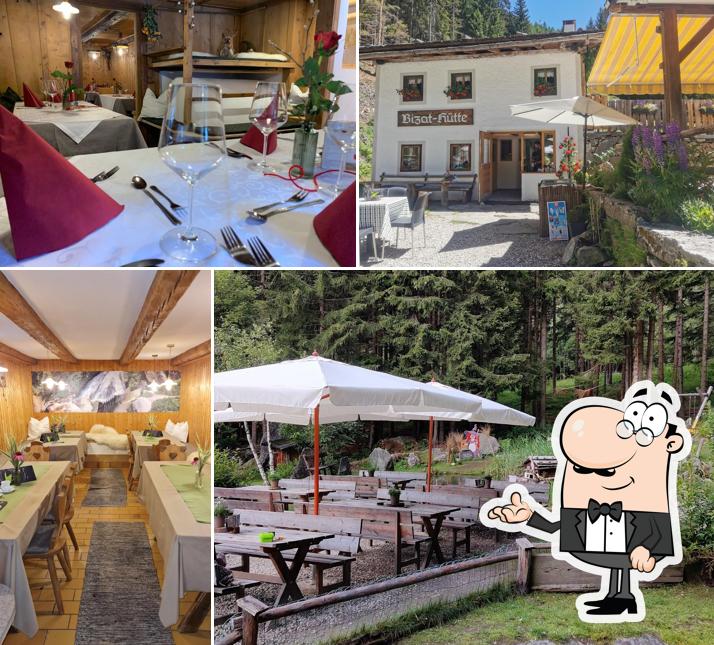 Gli interni di Bizat Hütte